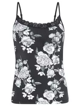 Майка Jockey, черный/белый