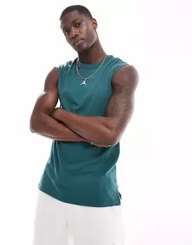 Майка Jordan Sport Dri-Fit темно-зеленого цвета