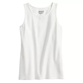 Майка Jumping Beans Essential для девочек 4–12 лет Jumping Beans, белый