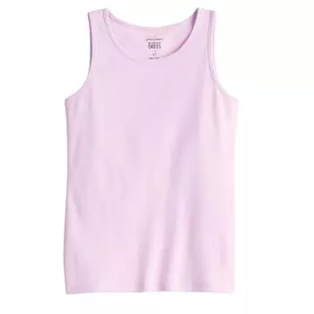 Майка Jumping Beans Essential в рубчик для девочек 4–12 лет Jumping Beans, фиолетовый