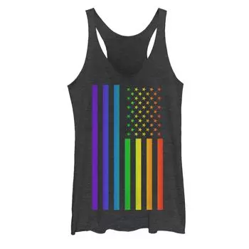 Майка Junior's Americana Rainbow с вертикальными звездами и полосками