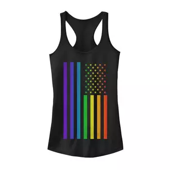 Майка Junior's Americana Rainbow с вертикальными звездами и полосками