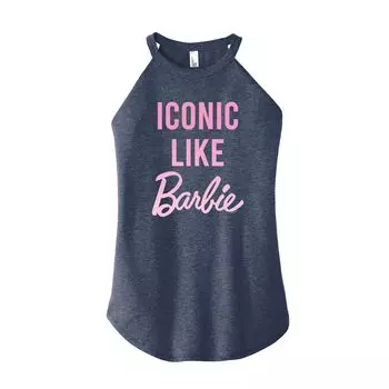 Майка Junior's Barbie с высоким воротником и графическим рисунком "Iconic Like Barbie" Licensed Character