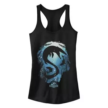 Майка Jurassic World Mosasaurus Under Water Fear Ideal Racerback для юниоров Licensed Character