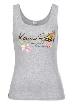 Майка KangaROOS Top, пятнистый серый