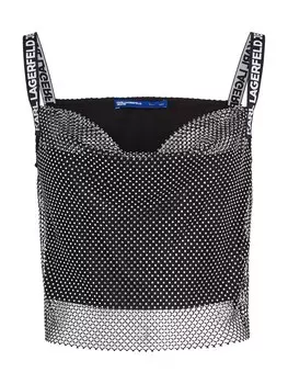 Майка KARL LAGERFELD JEANS Top KETTENHEMD, черный