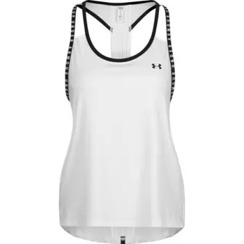 Майка Knockout женская UNDER ARMOR UNDER ARMOUR, цвет weiss