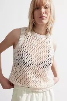 Майка крючком & Other Stories, белый