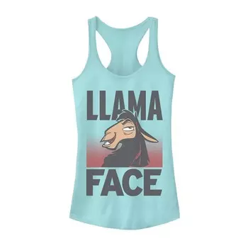 Майка Kuzco Llama Face от Disney The Emperor's New Groove Juniors Licensed Character, цвет Cancun