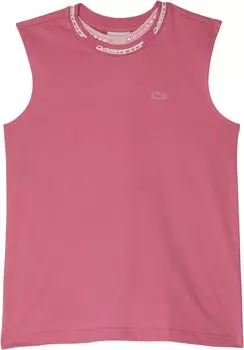 Майка Lacoste Sleeveless Crew Neck Muscle Tank Top, цвет Reseda Pink
