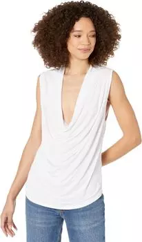 Майка LAmade Cheers Drape Tank in Micomodal Spandex, белый