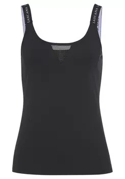 Майка LASCANA ACTIVE Sports Top, черный