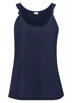Майка LASCANA Top, морской синий