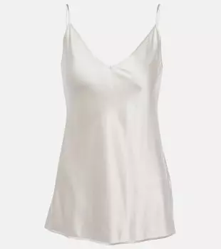 Майка Leisure Lucca из смесового шелка Max Mara, бежевый