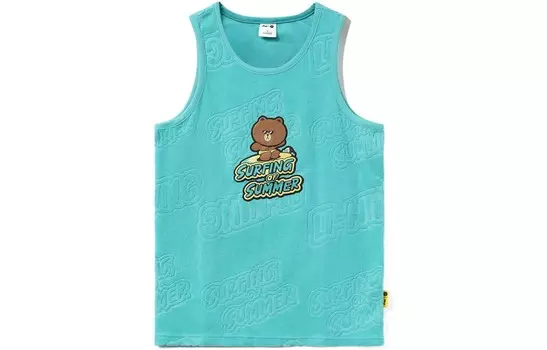 Майка Line Friends X Sports Fashion Collection унисекс зеленый Lining, зеленый