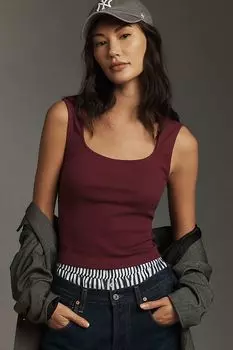 Майка Maeve с квадратным вырезом, темно-красный