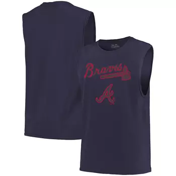 Майка Majestic Threads Atlanta Braves, нави
