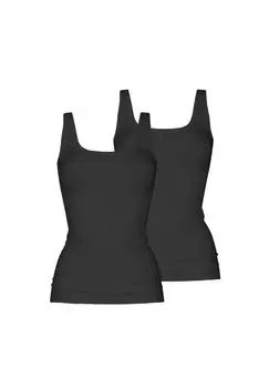 Майка/майка, 2 шт., органические mey, черный