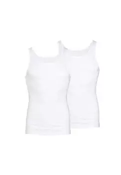 Майка/майка, 2 шт. сухого хлопка в упаковке mey, белый