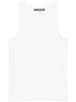 Майка-майка Acne Studios из джерси, белый