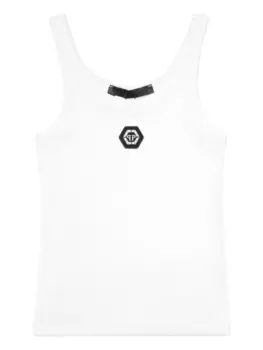 Майка-майка Philipp Plein из джерси, белый