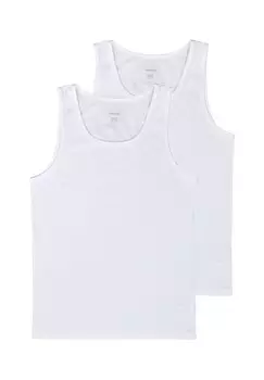 Майка/майка, упаковка из 2 шт Organic de Luxe AMMANN, белый