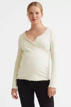Майка MAMA Before &amp; After H&amp;M, сливочный