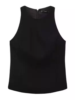 Майка MANGO Top IGU, черный