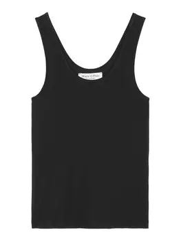 Майка Marc O'Polo Top Iconic Rib, черный