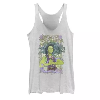 Майка Marvel She-Hulk для юниоров в винтажном цветочном дизайне Licensed Character