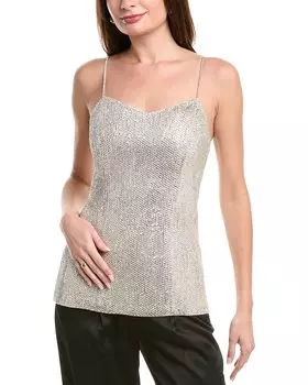 Майка Michael Kors Collection с кристаллами, белый