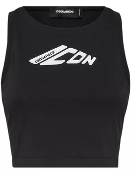 Майка Mini Fit Icon от DSQUARED2, черный