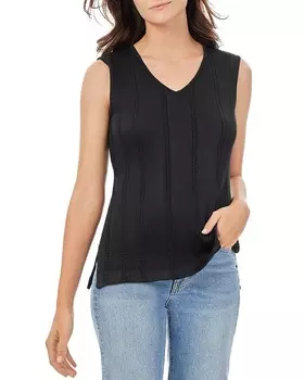 Майка Misook в рубчик, черный