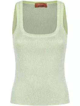 Майка Missoni с люрексом, зеленый