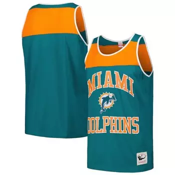 Майка Mitchell & Ness Miami Dolphins, бирюзовый