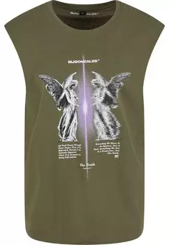 Майка MJ Gonzales Shirt The Truth V.1, оливковый