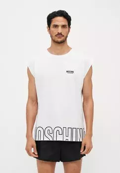 Майка Moschino Underwear, белый