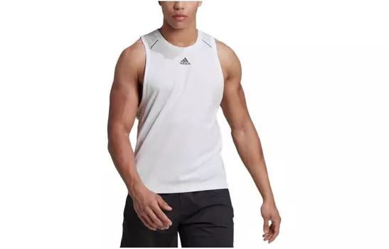 Майка мужская белый Adidas, белый