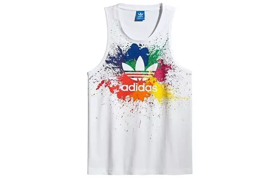 Майка мужская белый Adidas Originals, белый