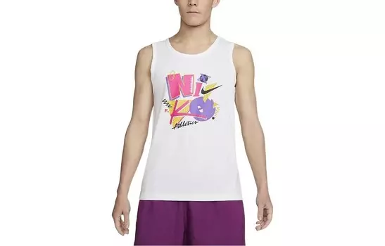 Майка мужская белый Nike, белый