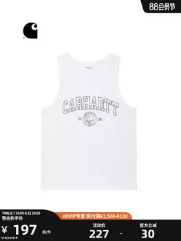 Майка мужская Carhartt WIP с принтом, зеленый