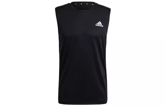 Майка мужская черный Adidas, черный