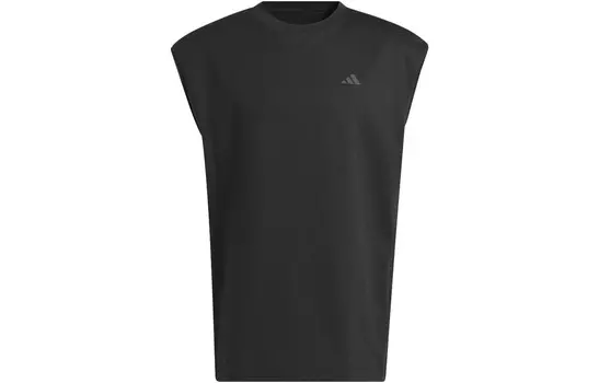 Майка мужская черный Adidas, черный