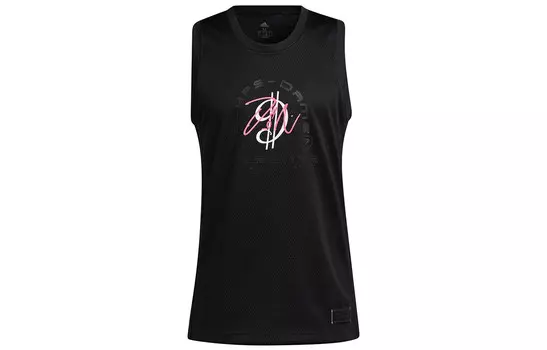 Майка мужская черный Adidas, черный