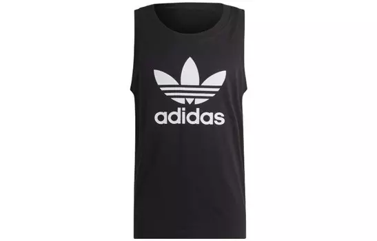 Майка мужская черный Adidas, черный