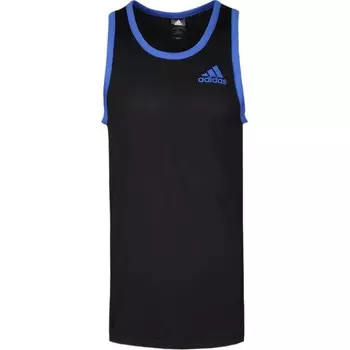 Майка мужская черный Adidas, черный
