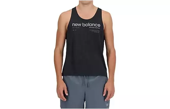 Майка мужская черный New Balance, черный
