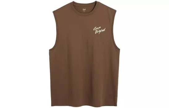 Майка мужская Gap, коричневый