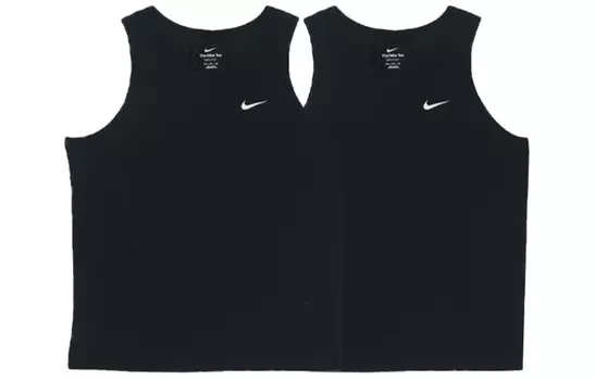 Майка мужская комплект из 2 шт. черный Nike, черный