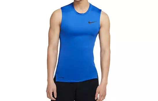 Майка мужская королевский синий Nike, синий